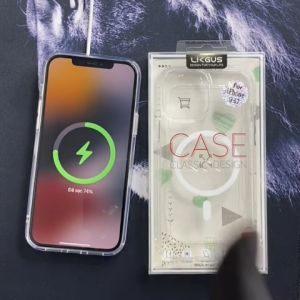 Ốp trong suốt Magsafe Iphone LIKGUS CRYSTAL Clear Case Trong Suốt Bảo vệ camera Sạc không dây Magnetic cho IPhone 12 13 14 Pro Max