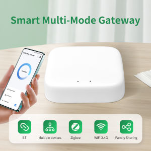 Tuya Zigbee Gateway Multi-Mode Zigbee Hub BT Tuya Accessories Smart Life Devices Smart Home Control Supports Alexa Google Voice