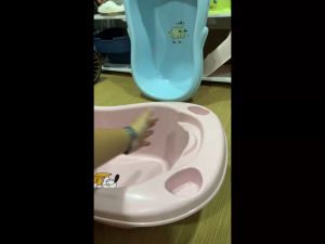 อ่างอาบน้ำเด็ก 47x75x23cm กะละมังอาบน้ำเด็ก ลายการ์ตูนสัตว์สวยงาม