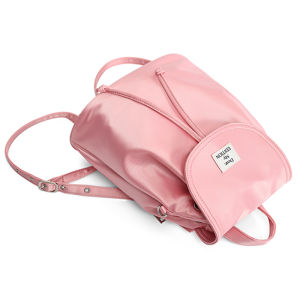 MYEDITION | Myedition Original Lightweight Satin Backpack Youthful Style Dual Shoulder Bag Summer Essential Student iPad Bag Without Cushioning