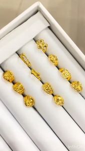 Cincin anak bayi emas asli kadar 70 16k baby selisih mickey setengah rante ukir merica tanpa permata ringan 05 1 gram