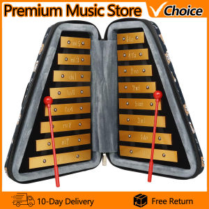 IRIN | IRIN 16 Note Glockenspiel AF-40/60 16 Keys Aluminum Plate Xylophone Metallophone Early Educational Musical Instrument