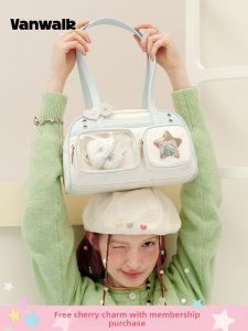 VANWALK | Cute Bowling Bag Everyday Small Tote for Women