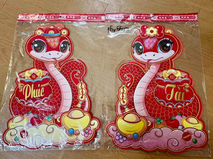 Trang trí tết hình năm 2025 Ất Tỵ