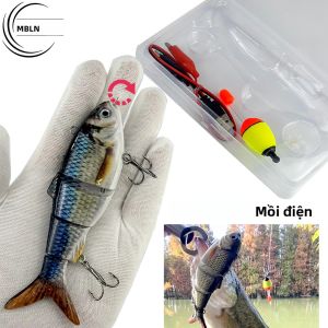 Sạc Thông Minh Dụ 130mm 42g Đa Khớp Cứng Swimbait Có Cánh Quạt Tự Động Bơi Hành Động Thực Tế Cho Mọi Câu Cá-1 Cái