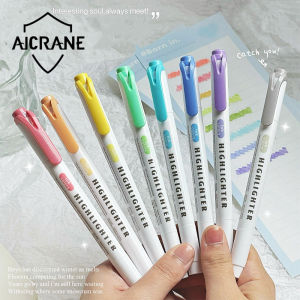 เครื่องเขียนปากกาเน้น หัวคู่น่ารัก ปากกา สำนักงาน โรงเรียน สีสะท้อนแสง