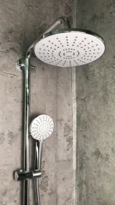 FS 8137 Exposed Single Lever Shower Post Mixer Mirror Finishing