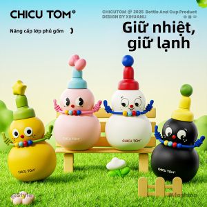 CHICU TOM | Bình giữ nhiệt hình Hồ Lô cho trẻ em