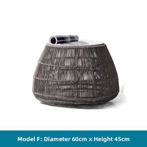 Outdoor Balcony Designer Round Side Table