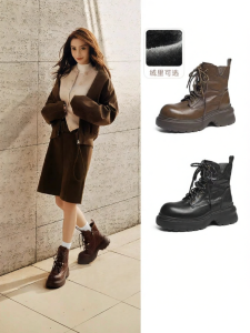 Reddragonfly | Thick-soled Mid Calf Winter Martin Boots