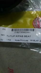 Tutup Kipas Magnet Beat Karbu KVY 2008-2011 Merk WIN