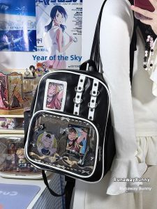 Kawaii Anime Peripheral Large Capacity Transparent Backpack