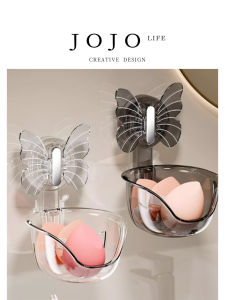 JOJOS L. PD. Porous Beauty Egg Sponge Storage Box Drainable Breathable Wall-Mounted Organizer for Adult Closet Storage