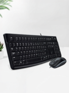 Logitech | Wired Keyboard and Mouse Set