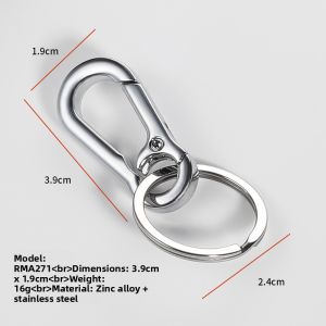 RIMEI | Creative Car Keychain for Men with Metal Accessories