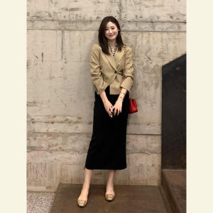 SHANGSHA | Chic Elegant Mature Style Autumn Suit Set
