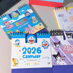 LỊCH ĐỂ BÀN HELLO KITTY DORAEMON 2025