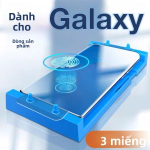 Bộ 3 Miếng Dán Bảo Vệ Màn Hình Cho Samsung Galaxy S25/S24/S23/S22/S21/S20 Ultra/S10/S9/S8 Plus Note 20/10/9 - Phim Gốm Chống Trầy Xước Chống Vân Tay Không Phải Kính Cường Lực