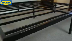 Iron Bed Frame Luxury Metal Bed Frame Without Headboard Double Iron Bed Apartment Iron Bedstead
