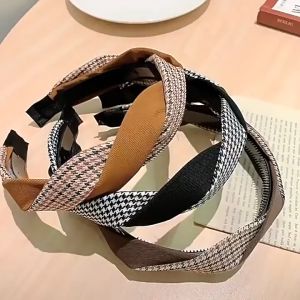 Bando Twist Korea Wanita Bondu Kepang Simpul Lebar Headband Bandana Import Model Terbaru BDO 14