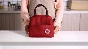 [✅SG Ready Stock] Portable Insulated Lunch bag Waterproof Oilproof Aluminum Foil Insulated Thermal Food Picnic Lunch BagCold Food Cooler Solid Color Picnic Handbag