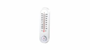1Pack Indoor Outdoor Wall Thermometer Humidity with Celsius/Fahrenheit (℃/℉) for Cellar Living Room
