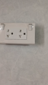 Panasonic WEGP1282 ชุดเต้ารับปลั๊กกราวด์คู่คู่แบบมีม่าน พร้อมสวิทซ์ควบคุม