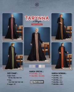[BISA COD]TERBARU/TARYNNA ABAYA DRESS/NADHEERA LUXURY/DRESS MAXI/GAMIS MOTIF/TARINA/TARRINA/TAARINA/TARRINAA