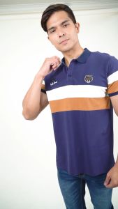 Forest Soft Pique Cotton Colour Block Short Sleeve Cut & Sew Polo T Shirt | T Shirt Lelaki - 621330