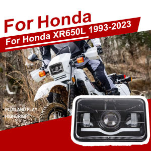 Projector 4"x6" LED Headlight H4656 H4651 LED Headlamp for Honda XR650L 1993-2013 XR250L XR650R XR400R High Low Beam & DRL