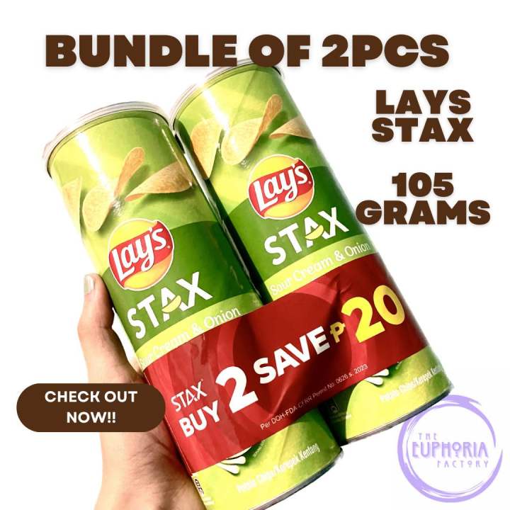 Lays Stax 150 Grams Bundle of 2 Pieces | Lazada PH