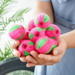 【Free Shipping】Nylon Magic Laundry Ball Decontamination Anti-winding Washing Machine Sticky Hair Ball Cleaning Clothes Wash Balls