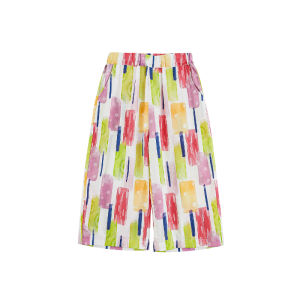 Lightweight Casual Printed Straight Leg Cooling Pants for Girls Summer Breathable Comfortable Loose Fit Childrens Trousers
