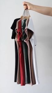 เสื้อคอปีนแขนเต่อ ผ้าเรย่อนเนื้อนิ่มเด้ง