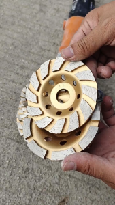 Lưỡi Mài Đa Năng Vàng 100mm - Chuyên Dùng Mài Bê Tông Đá Granite Gốm Sứ