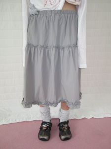 Váy Midi Cạp Cao Xếp Ly Kiểu Hàn Quốc Mùa Hè 2025 Váy Midi Chữ a Cạp Cao Co Giãn Có Ren Váy Công Sở Cho Nữ