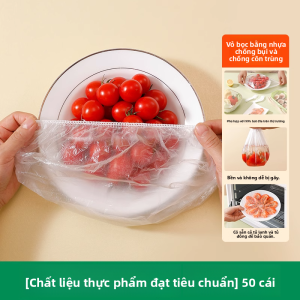 DEMING | Túi Lưu Trữ Bếp Đạt Chuẩn Thực Phẩm với Dây Thun để Che Đậy Bát