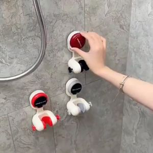 Shower Head Holder Universal 360° Adjustable with Suction Cup Wall Mount Bracket Bathroom Accessorie