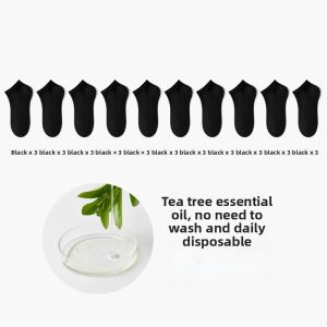 B&C.Room | Disposable Daily Cotton Socks For Women Thin Travel Short Socks No Wash Boat Socks Spring Autumn Portable One Time Use Socks