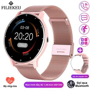 Đồng Hồ Thông Minh Thể Thao FILEIKEU Dành Cho Nữ Và Nam Đồng Hồ Thông Minh Bluetooth Chống Nước Có Chức Năng Theo Dõi Nhịp Tim Khi Ngủ Cho iOS Android