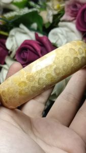 High Quality full flower Coral Stone bangle 58mm 高货满花 珊瑚玉 手镯 58mm