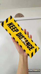 KEEP DISTANCE Sticker – 10" x 3" | Waterproof Scratch Resistant Durable Vehicle Decal