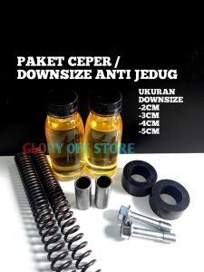 DOWNSIZE CEPER SHOCK DEPAN ANTI JEDUG AEROX NMAX PCX ADV BEAT VARIO SCOOPY