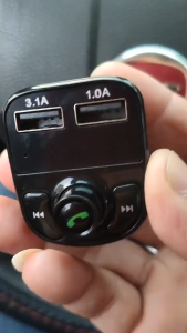 Tẩu Sạc Bluetooth Thông Minh Nghe Đài FM Bộ Chuyển Đổi Phát Nhạc Ô Tô Sạc Điện Thoại Tẩu Sạc Xe Hơi 8X