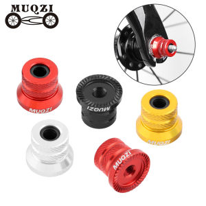 MUQZI | MUQZI 1 Pair Quick Release Lever Skewers Screw M5 Hub Front Rear Skewers Bolt MTB Road Fixed Gear Bike Wheel Hub Parts