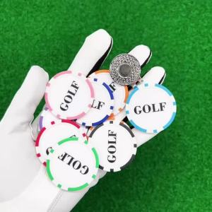Bộ 10 Dụng Cụ Đánh Dấu Bóng Golf Kèm Kẹp Mũ 8 Màu Sắc Rực Rỡ Phụ Kiện Chơi Golf Ngoài Trời Quà Tặng Trò Chơi
