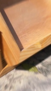 SidsWood [BKU] Bingkai Kayu Jati Belanda dengan Penyangga U - Panjangan Meja Cantik