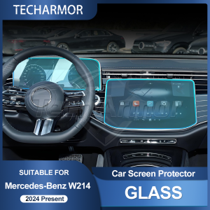 Car Tempered Glass Protective Film For Mercedes-Benz E-Class W214 Screen Protector Auto GPS Navigation Dashboard Display Cover