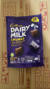 Cadbury Dairy Milk Share Bag 81gr (18pcs x 4.5gr)