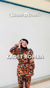 Tudung Sekolah Hitam Awning Lembut